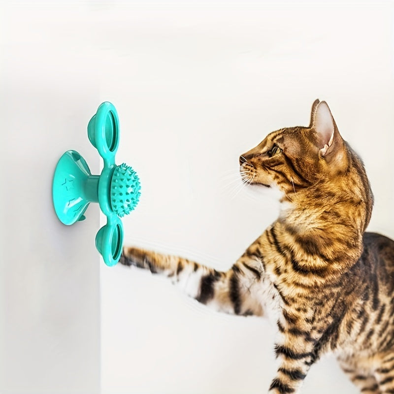 Windmill Rotating Interactive Cat Toy