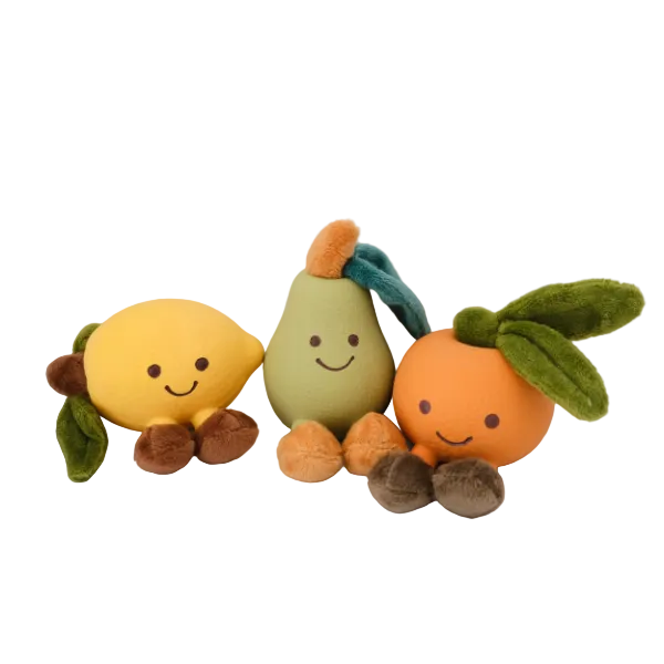 Orange Squeaky Dog Toy – Gentle Interactive Play