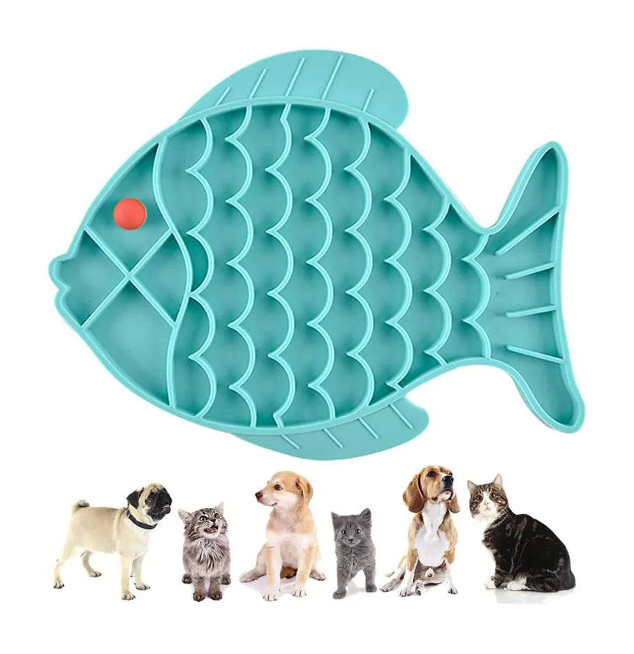Silicone Lick Mat For Pet Dogs Slow Food Plate