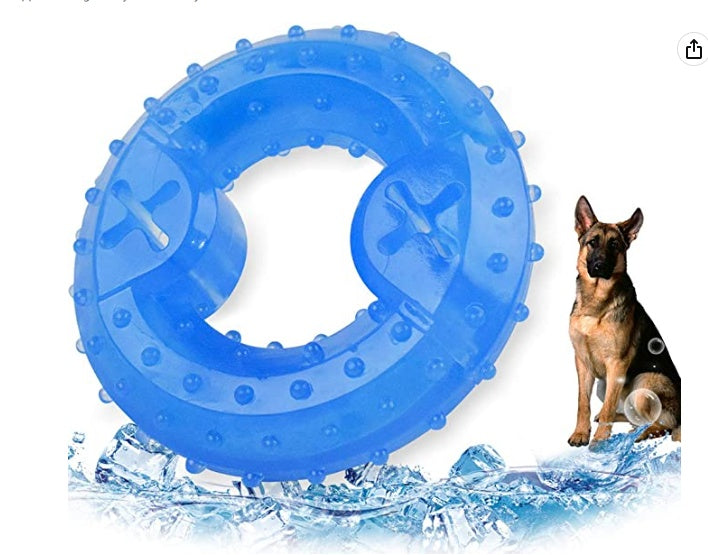 Freezable teething puppy toys