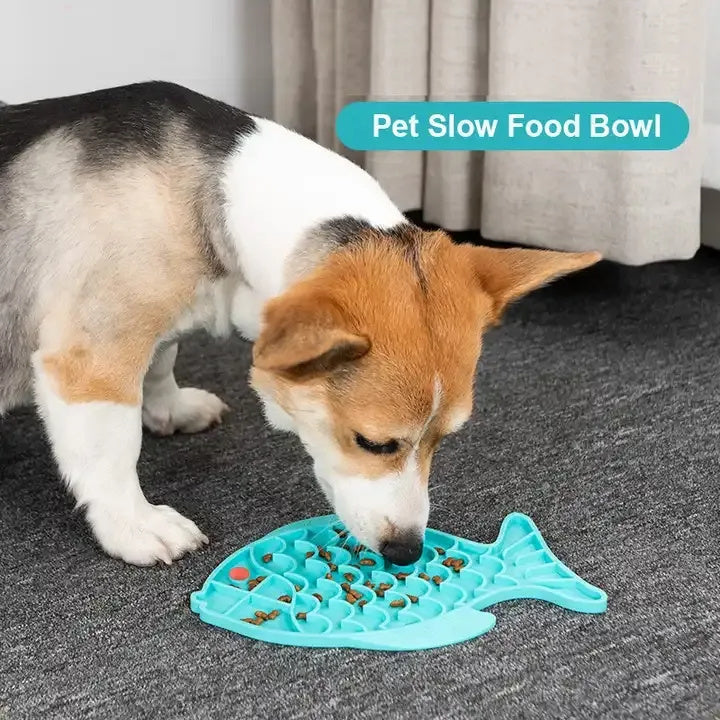 Silicone Lick Mat For Pet Dogs Slow Food Plate