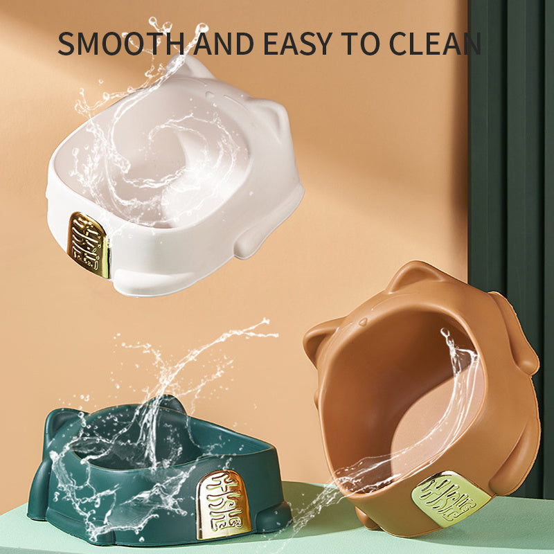 Cat Food Bowl With Anti Slip Rubbers