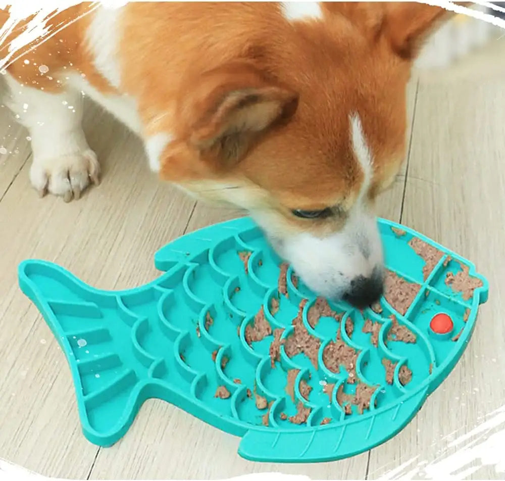 Silicone Lick Mat For Pet Dogs Slow Food Plate