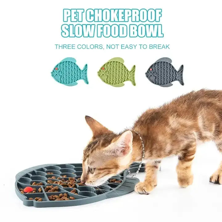 Silicone Lick Mat For Pet Dogs Slow Food Plate