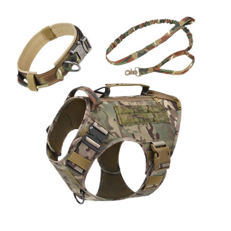 Tactical Dog Vest, Collar & Leash