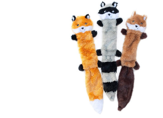 Crinkly Animals Dog Toy