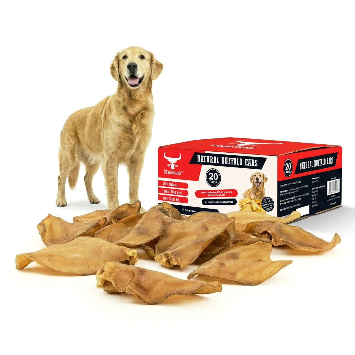 Buffalo Ears - Dog Treats