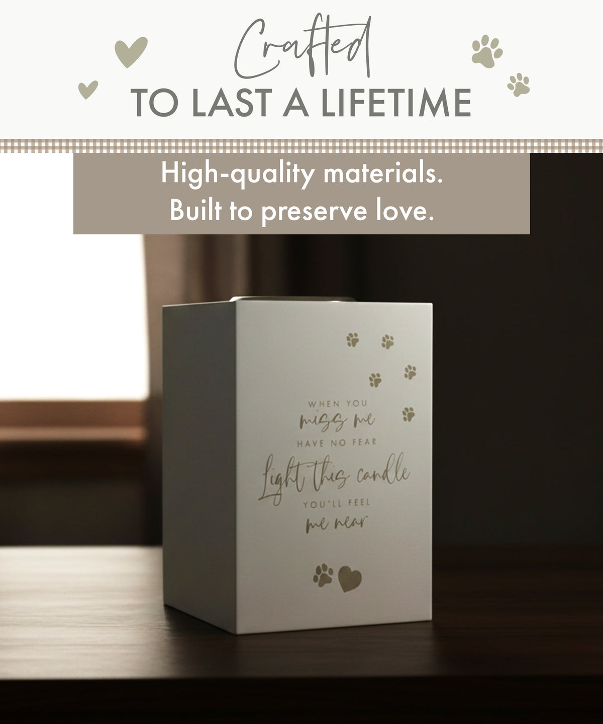 Pet Memorial Tea Light Holder
