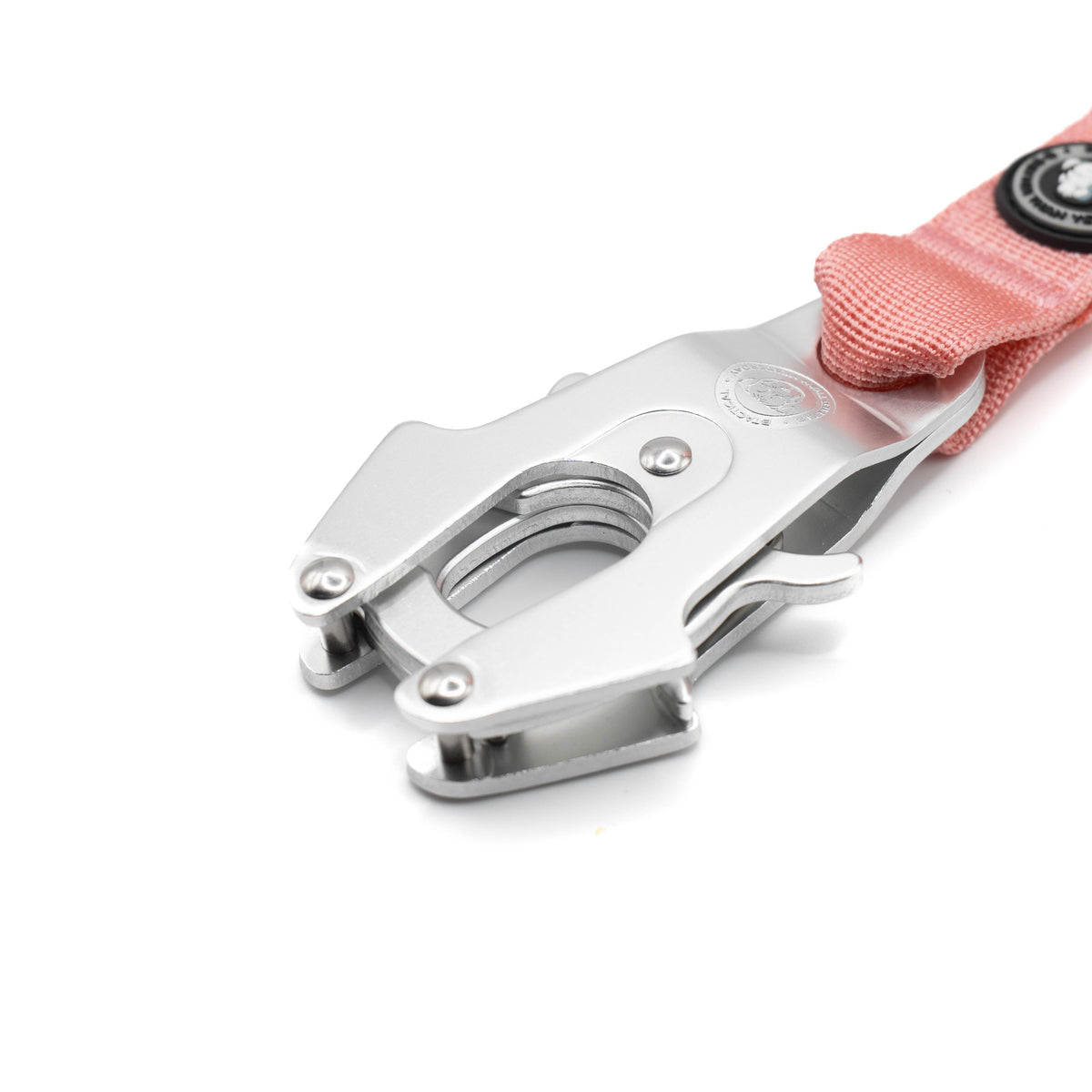 BTactical™ Nylon Frog Clip Dog Lead | Extra-Strong Anti Pull - Pretty Pink
