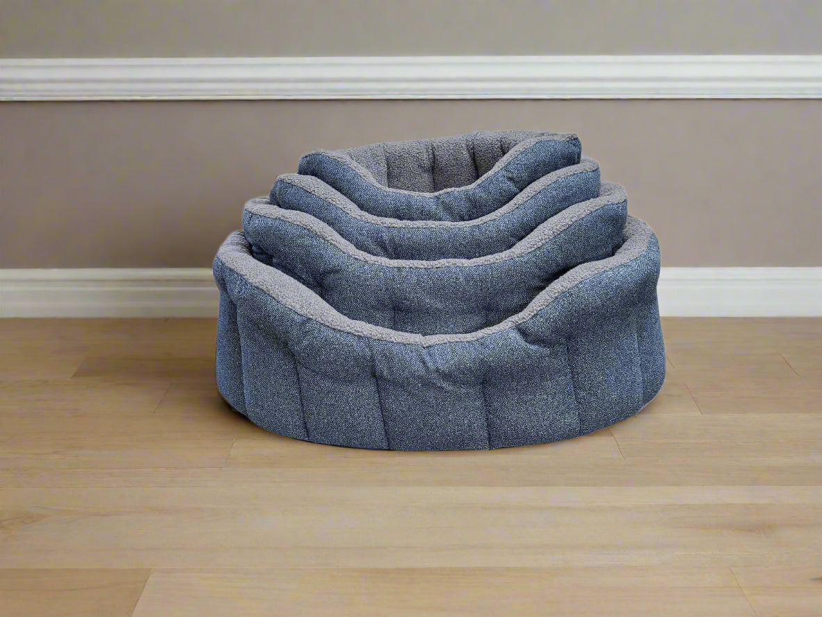 Premium Orkney Tweed Fleece Lined Bolster Beds