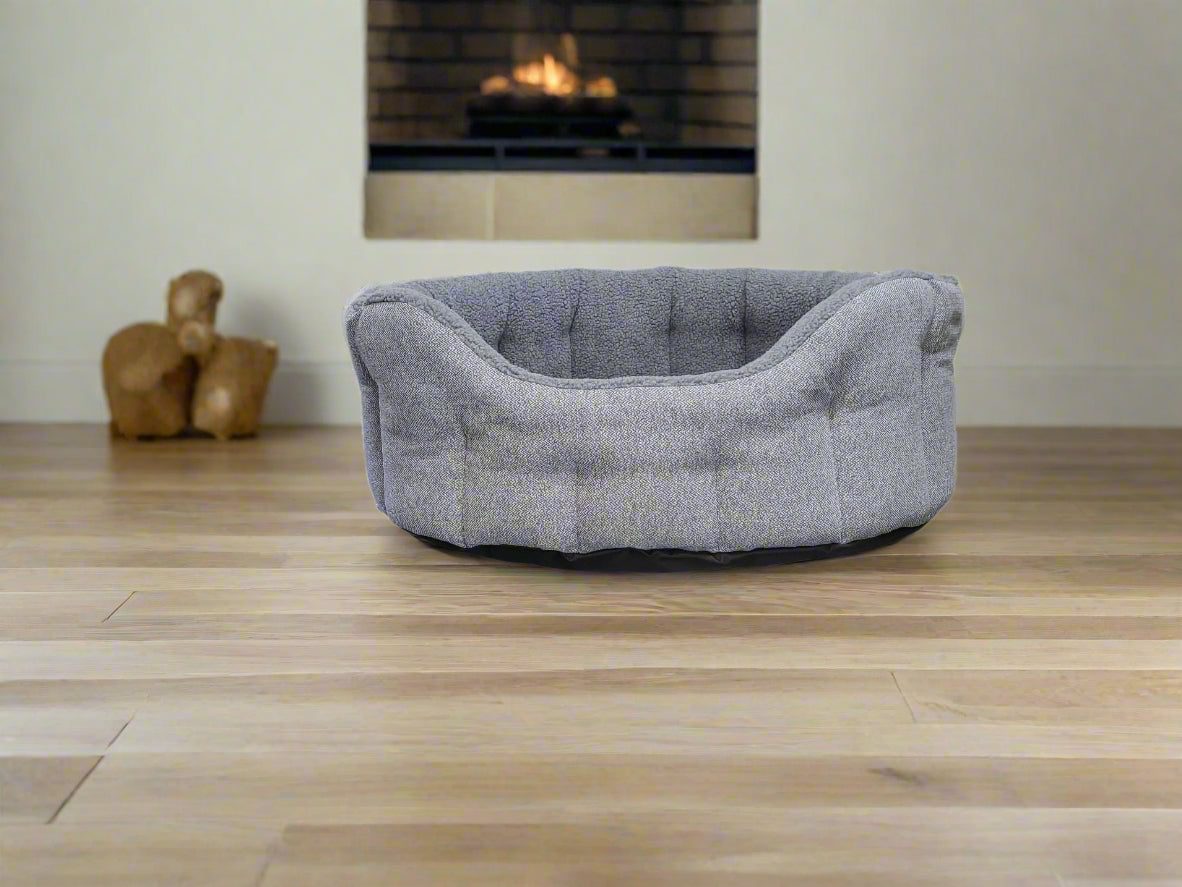Premium Orkney Tweed Fleece Lined Bolster Beds