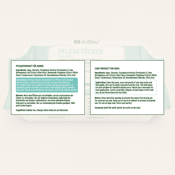 AniForte Care Wipes - 100 Pack