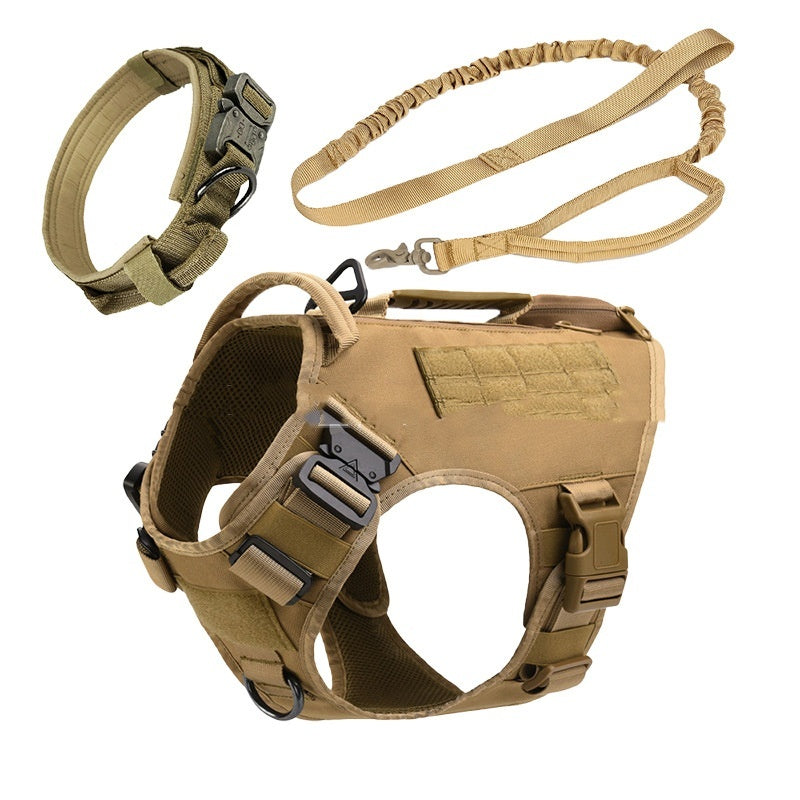 Tactical Dog Vest, Collar & Leash