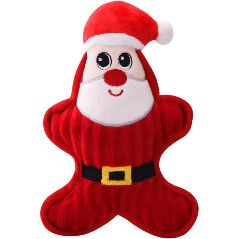 Plush Doll Christmas Bite Resistant Dog Pet Toy