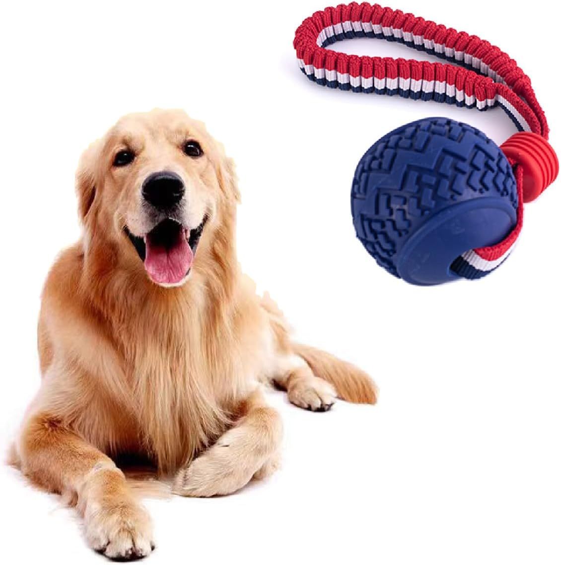 Dog Ball With Rope Toy