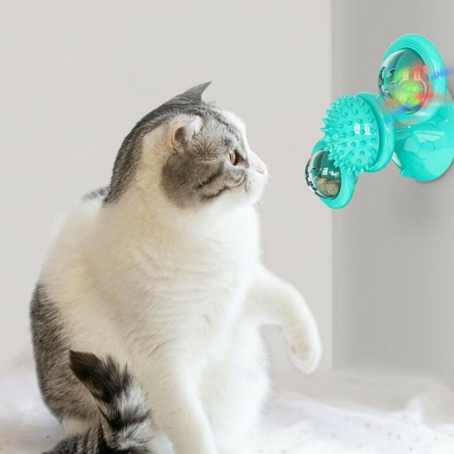 Windmill Rotating Interactive Cat Toy