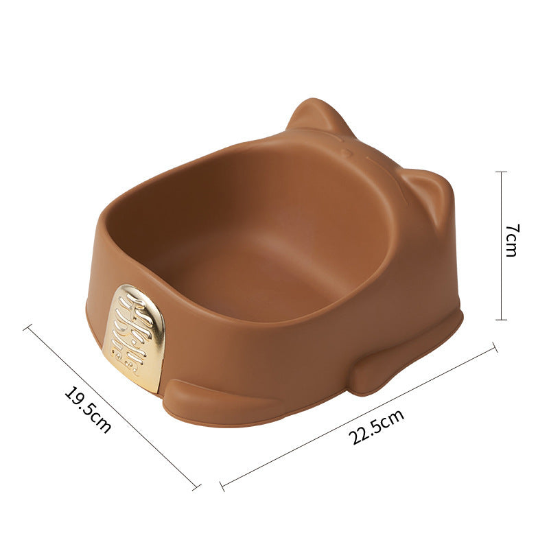 Cat Food Bowl With Anti Slip Rubbers