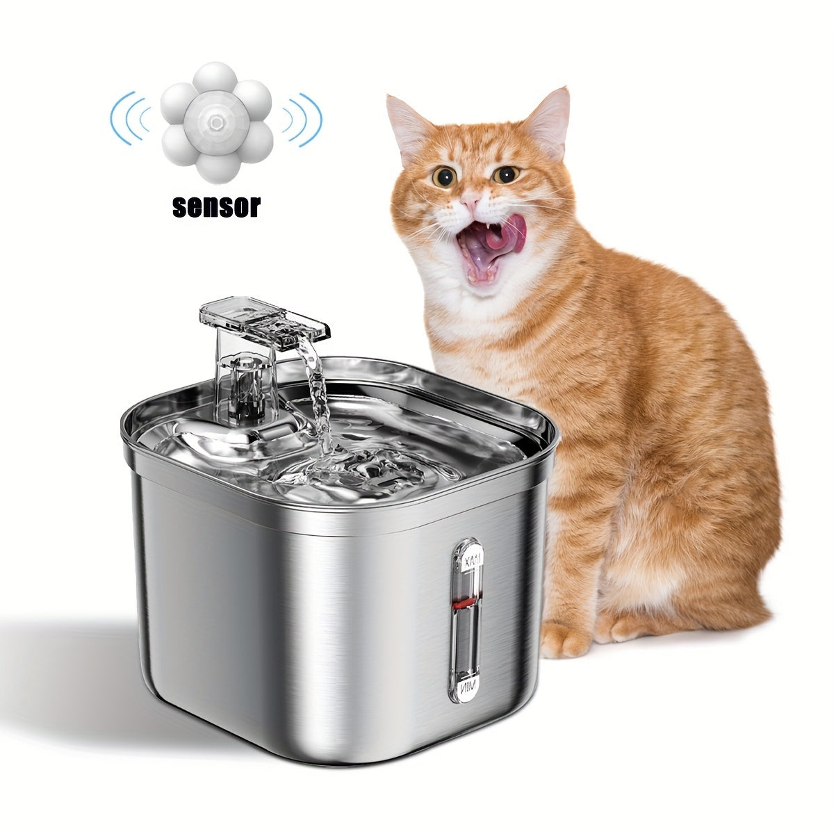 Stainless steel Cat Water Fountain