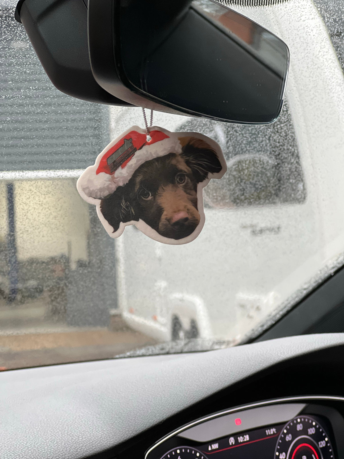 Festive Fudge Dog Air Freshener – Christmas Edition | CEUK
