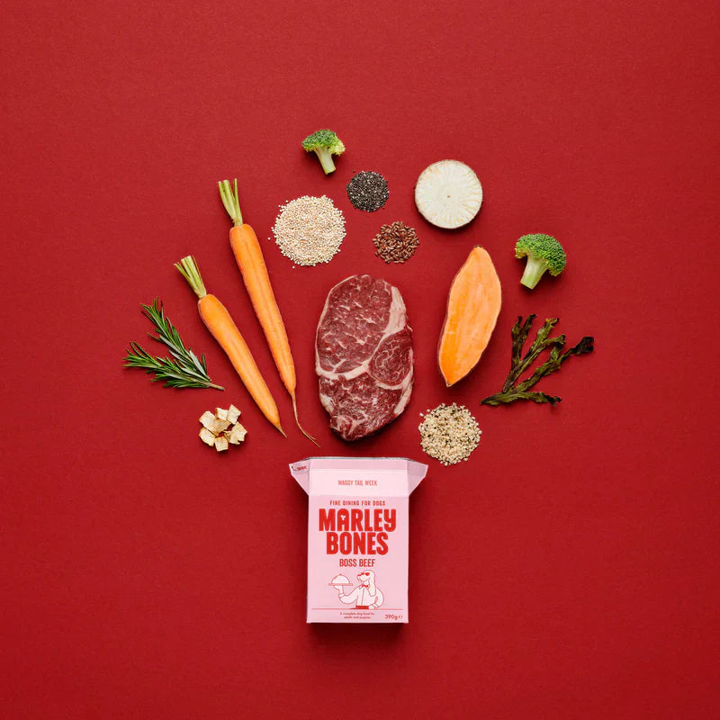 Marleybones Pantry Fresh Beef Wet Dog Food – Grain-Free, Superfood-Enriched, Vet-Approved