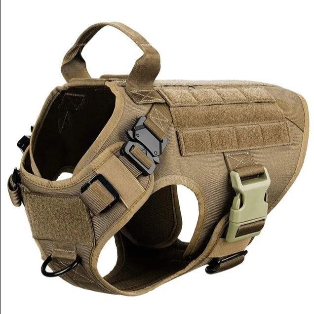 Military Grade Tactical Dog Harness Set Deal