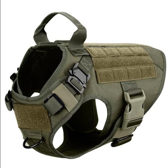 Military Grade Tactical Dog Harness Set Deal